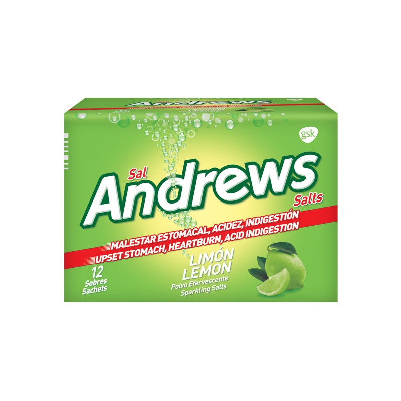 Sal Andrews Sabor A Limon De 12Ns - Farmacias Arrocha