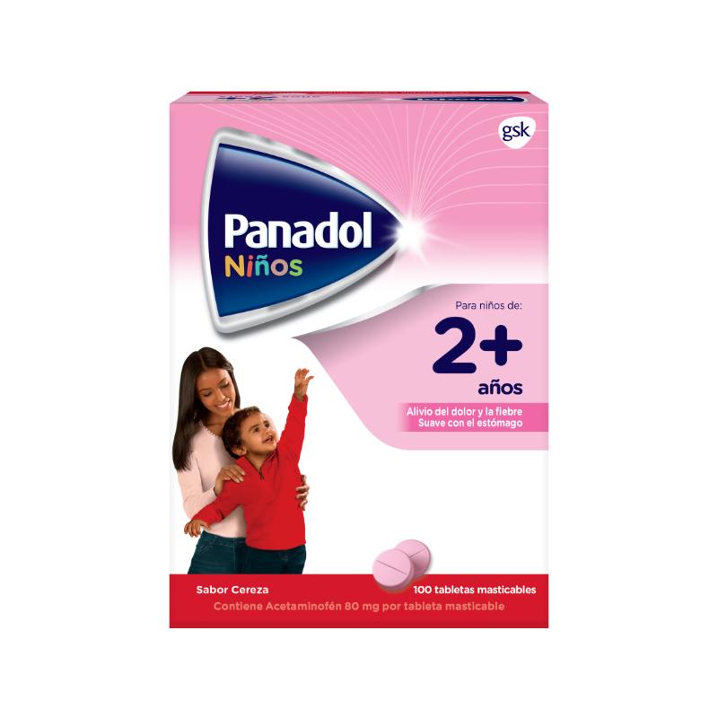 Panadol Niños Tabletas x100 - Farmacias Arrocha