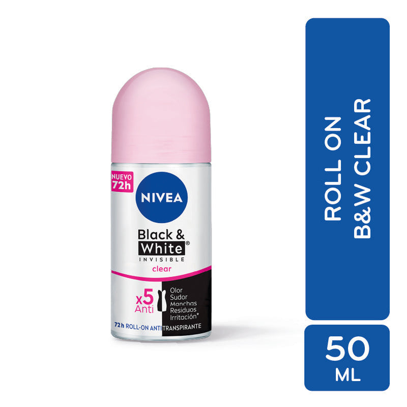 Nivea Desodorante Roll-On Invisible Clear
