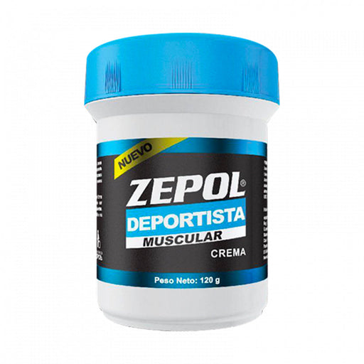 Zepol Deportista Muscular Pote 120G - Farmacias Arrocha