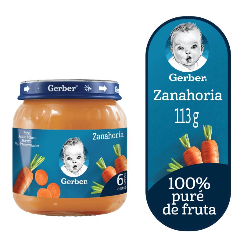 Gerber Pure Zanahoria 113Gr - Farmacias Arrocha