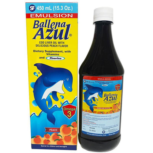 Ballena Azul Emulsion Melocoton 450Ml - Farmacias Arrocha