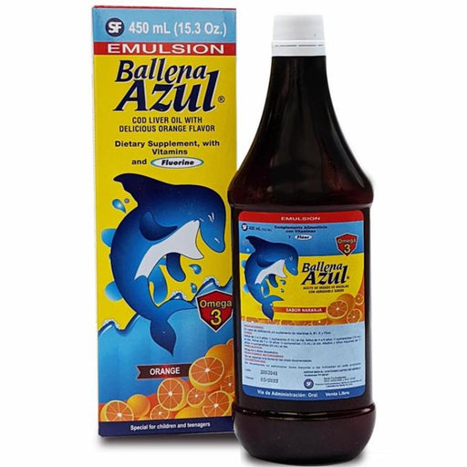 Ballena Azul Emulsion Naranja 450Ml - Farmacias Arrocha