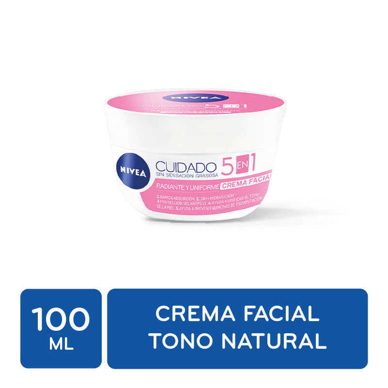 Nivea Cuidado Aclarado Natural 100Ml