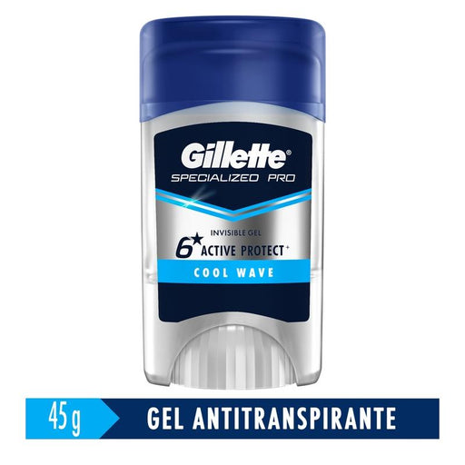 Gel Antritranspirante / Desodorante Gillette Specialized Pro Cool Wave Invisible 45 g - Farmacias Arrocha