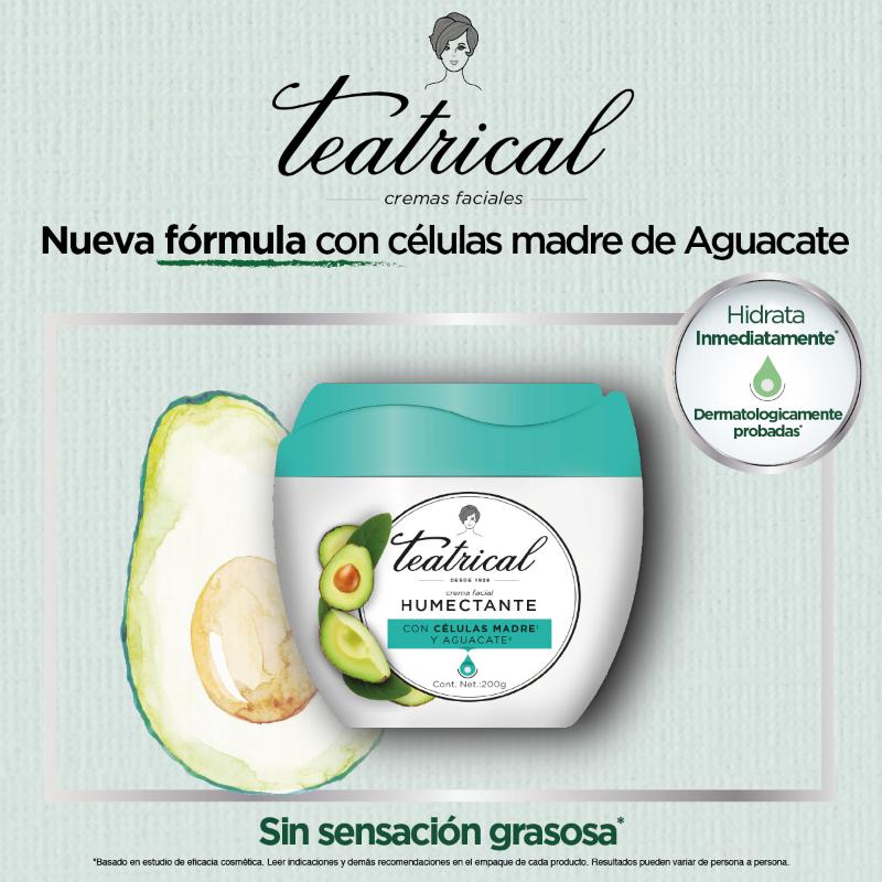 Teatrical Facial Humectante 100Gr - Farmacias Arrocha