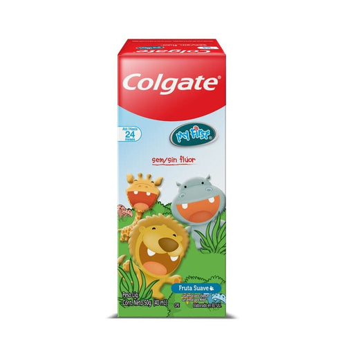 Pasta Dental Colgate My First Fruta Suave Sin Fluoruro 40 ml - Farmacias Arrocha