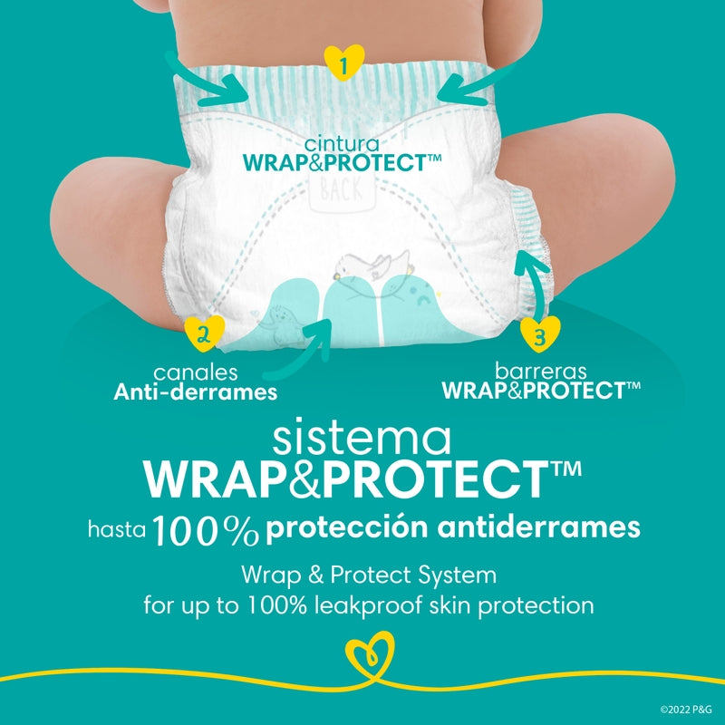 Pañales Pampers Swaddlers Talla 3, 112 unidades - Farmacias Arrocha