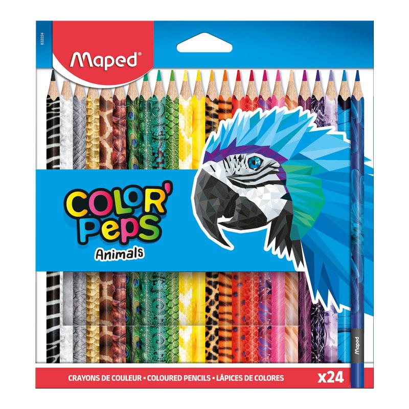 Maped Lap/Madera Colorpep Animal 24Und - Farmacias Arrocha