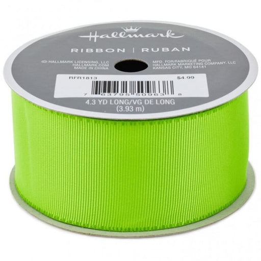 Hallmark Cinta Grosgrain Verde Brillante 1,5" - Farmacias Arrocha