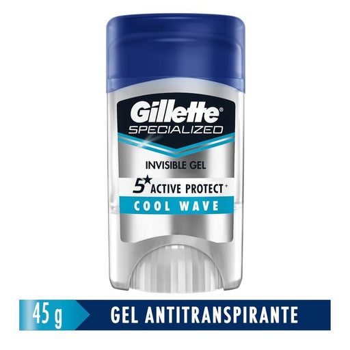 Gel Antitranspirante Gillette Specialized Cool Wave 45 g - Farmacias Arrocha