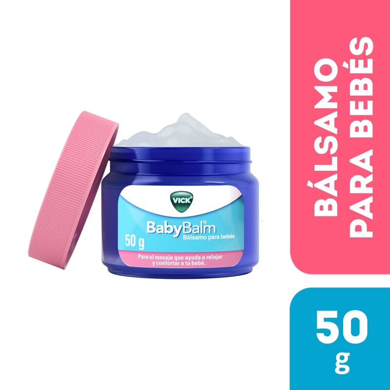 Vick Babybalm Bálsamo Relajante Para Bebés 50 G - Farmacias Arrocha