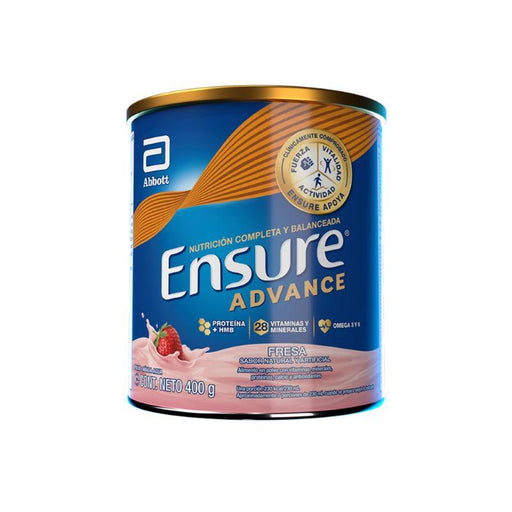 Ensure Advance Fresa 400 Grs - Farmacias Arrocha