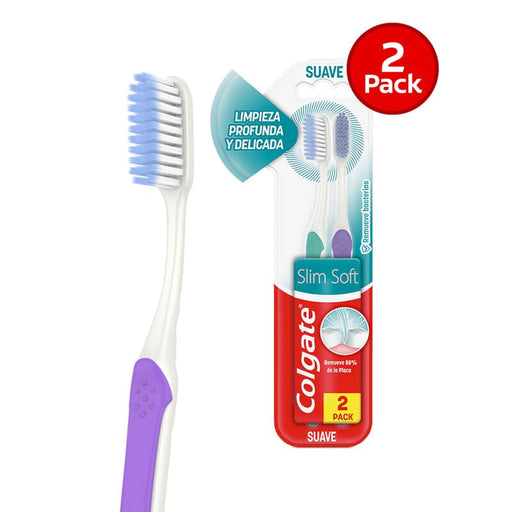 Cepillo Dental Colgate Slim Soft 2 Pack - Farmacias Arrocha