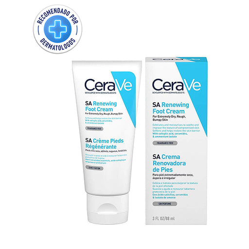 CeraVe SA Crema De Pies Renovadora 88ml - Farmacias Arrocha