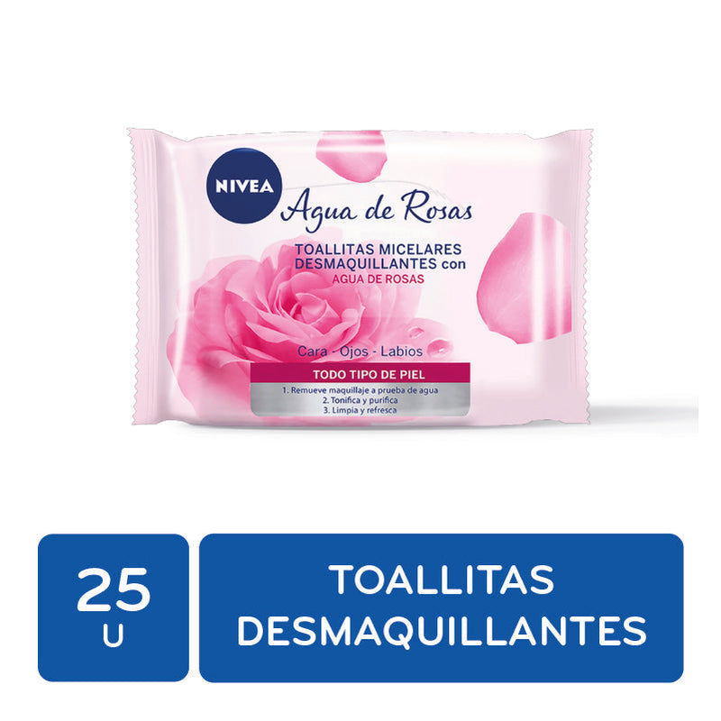 Nivea Toallitas Desmaquillantes Micellar Rosas