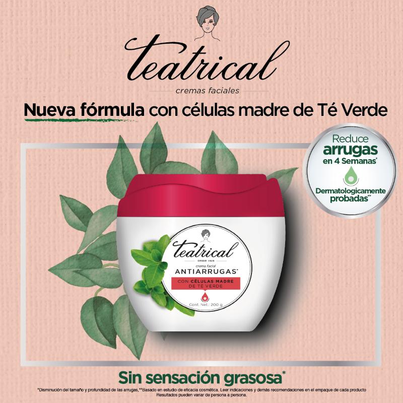 Teatrical Celulas Madre Antiarrugas 100 - Farmacias Arrocha