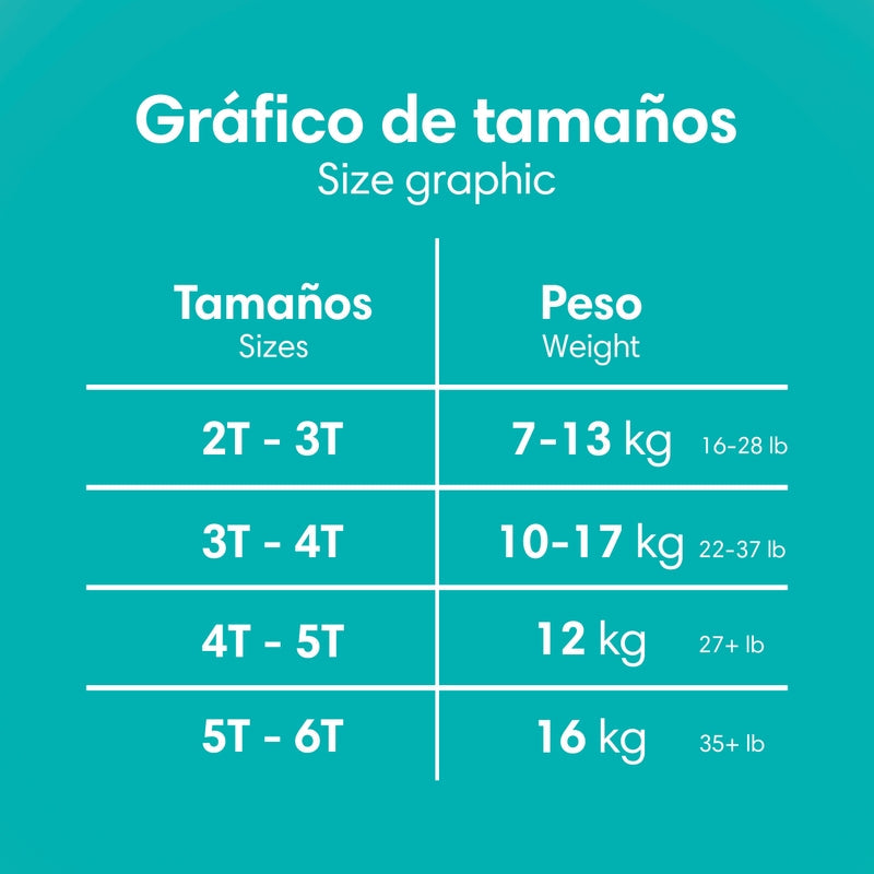 Pañales Pampers Easy Ups 3T-4T, 66 unidades - Farmacias Arrocha