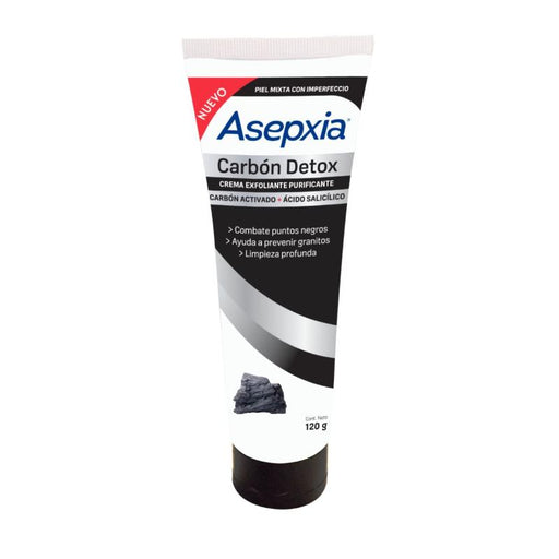 Asepxia Carbon Exfoliante 120 G Global - Farmacias Arrocha