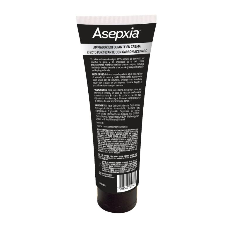 Asepxia Carbon Exfoliante 120 G Global - Farmacias Arrocha