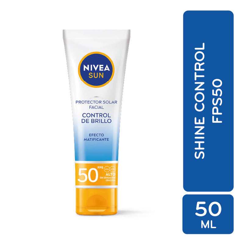 Nivea Protector Solar Facial Control De Brillo 50Fps