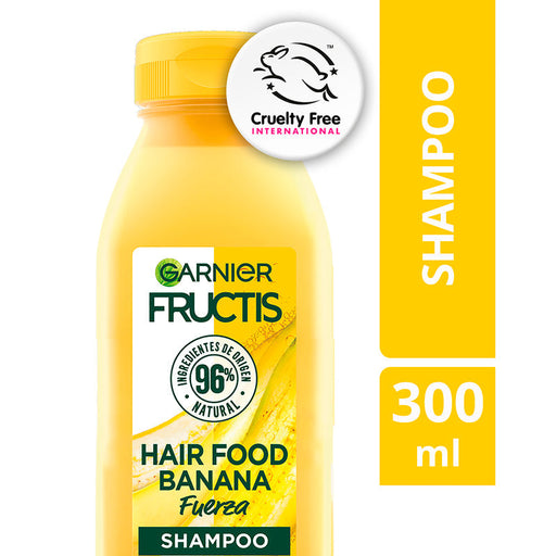 Garnier Fructis Hair Food Shampoo de Fuerza Banana 300 ML - Farmacias Arrocha
