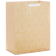 Hallmark Bolsa De Regalo Geométrico Dorado 13" - Farmacias Arrocha