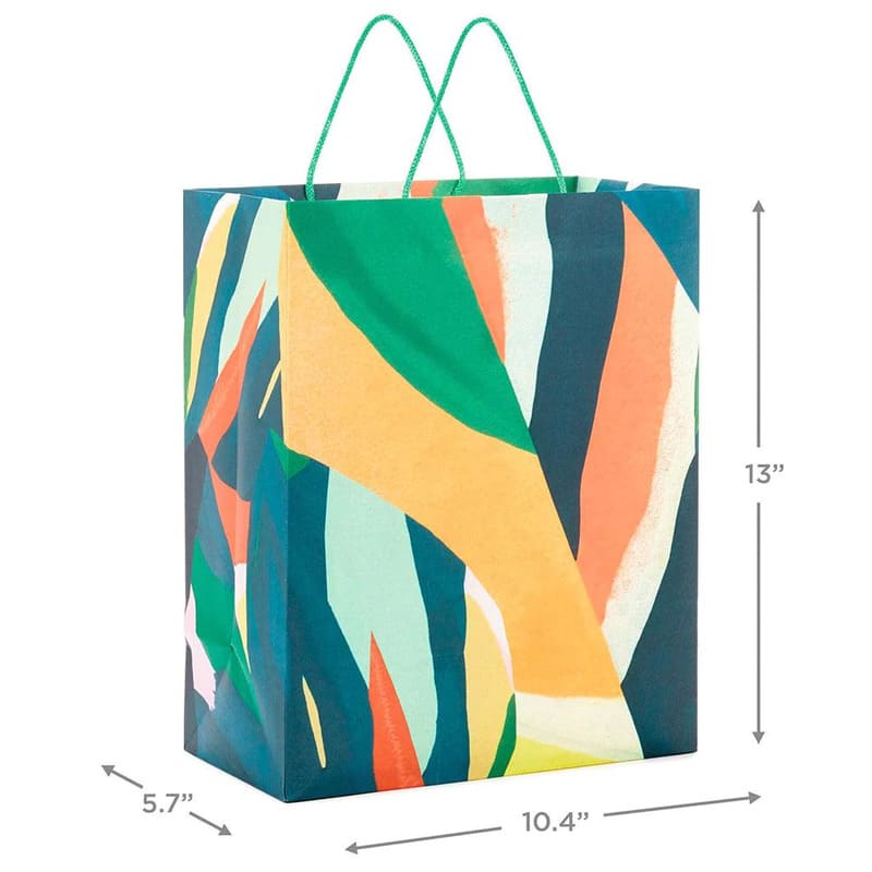 Hallmark Bolsa De Regalo Hojas Abstractas 13" - Farmacias Arrocha