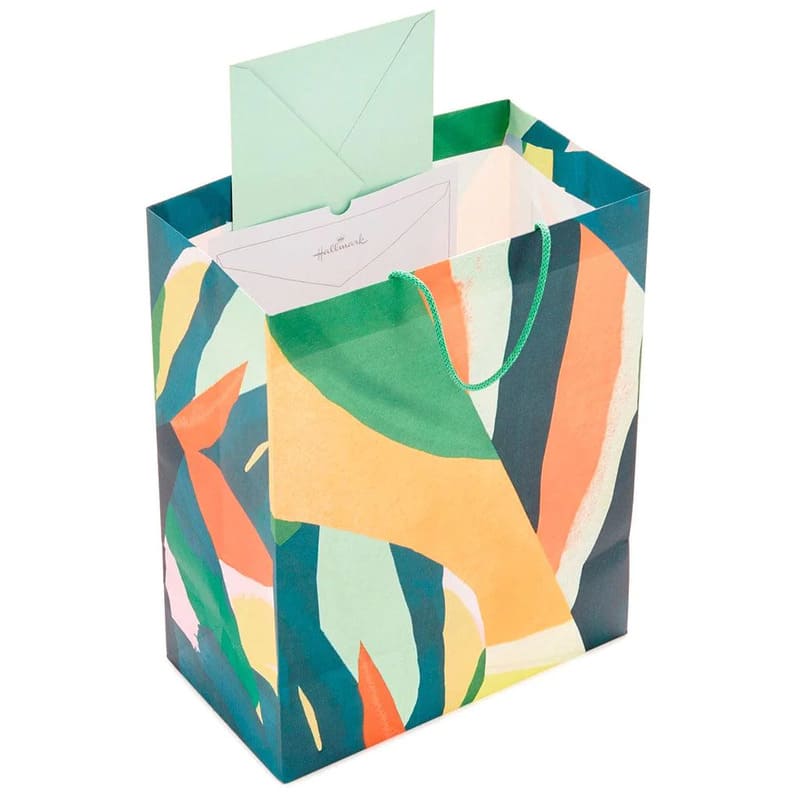 Hallmark Bolsa De Regalo Hojas Abstractas 13" - Farmacias Arrocha