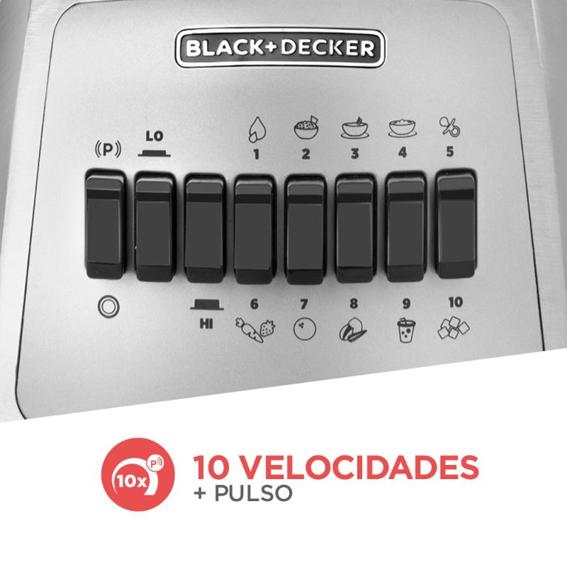 Licuadora  Jarra de Vidrio 10 Vel. B+D - Farmacias Arrocha