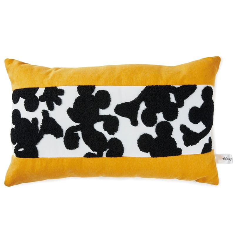 Hallmark Disney Mickey Mouse Siluetas Almohada Lumbar, 18 x 9 - Farmacias Arrocha
