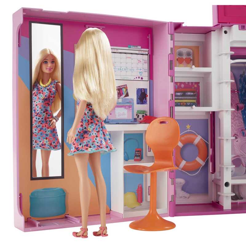 Barbie Set de juego Dream Closet Nuevo con Muñeca 4 Atuendos - Farmacias Arrocha