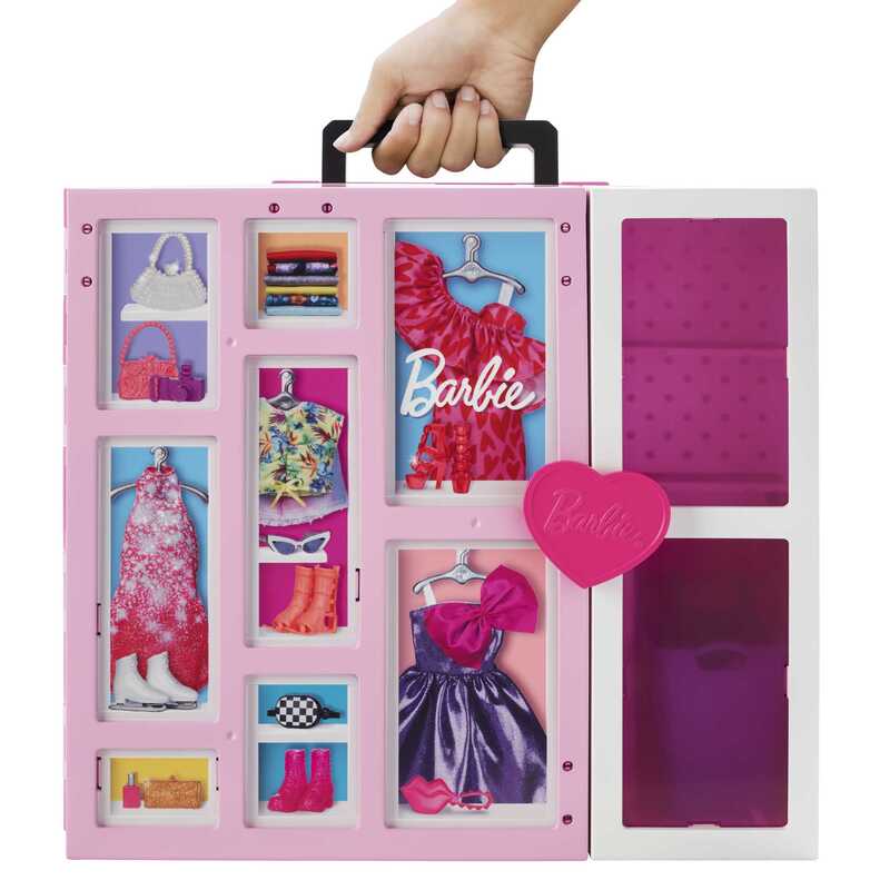 Barbie Set de juego Dream Closet Nuevo con Muñeca 4 Atuendos - Farmacias Arrocha