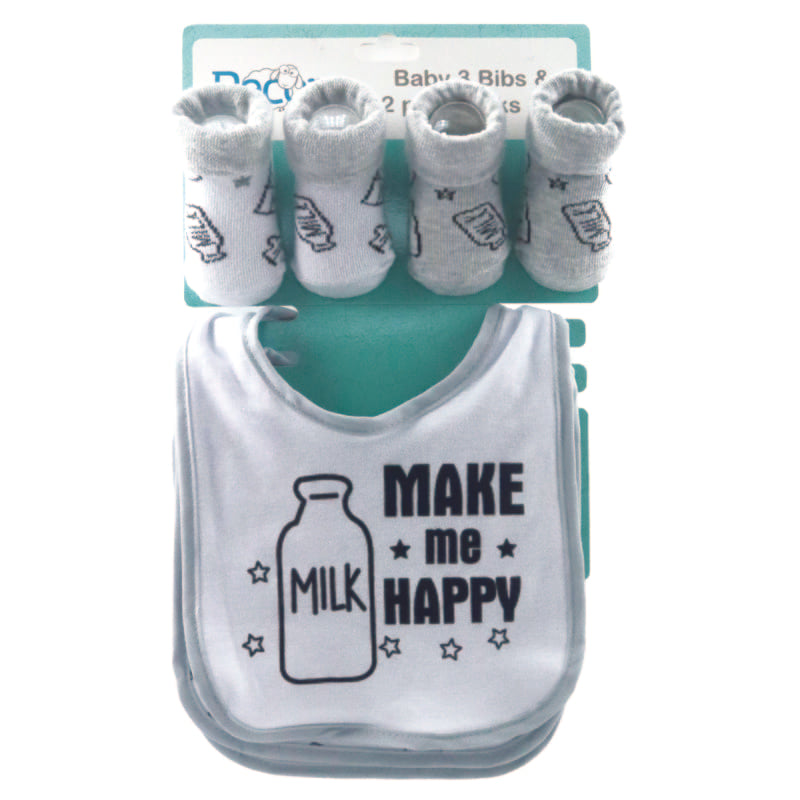 Pecora Set De Medias Y Baberos Make Me Happy - Farmacias Arrocha