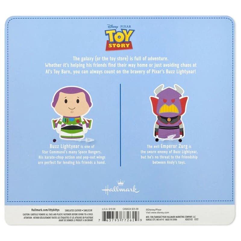 Hallmark Peluche Itty Bittys Toy Story Buzz Lightyear y Zurg - Farmacias Arrocha