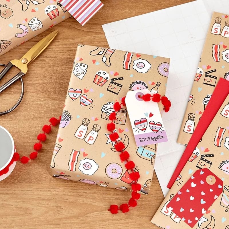 Hallmark Papel De Regalo Better Together Con Etiquetas De Regalo 3 hojas - Farmacias Arrocha
