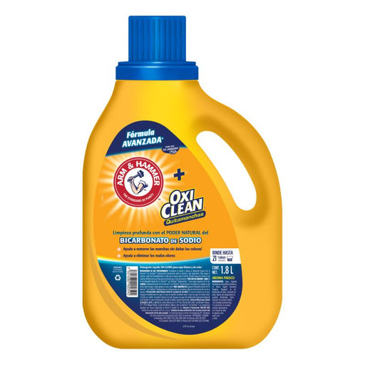 Arm & Hammer + Oxiclean Detergente Liquido Sin Cloro 1.8L - Farmacias Arrocha