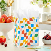Hallmark Bolsa De Regalo Cuadros Ondulados 13" - Farmacias Arrocha