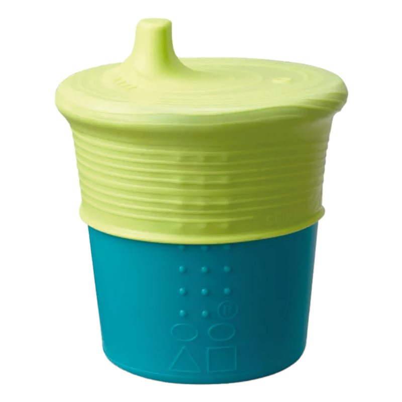 Vaso Anti Derrame Con Popote de Silicona 8Oz - Farmacias Arrocha