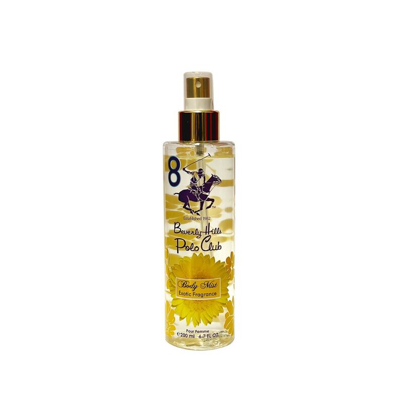 Beverly Hills Polo Club Women Body Mist #8 BL 200ML - Farmacias Arrocha
