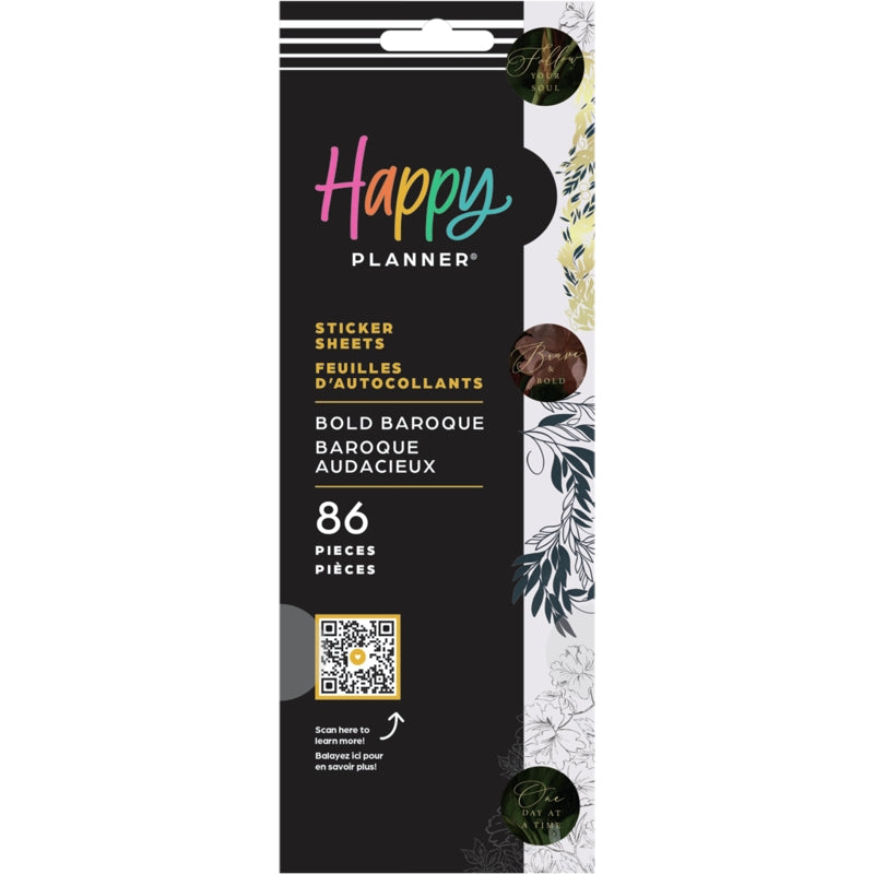 Happy Planner Hojas De Stickers Bold Baroque 86 Pzas. - Farmacias Arrocha