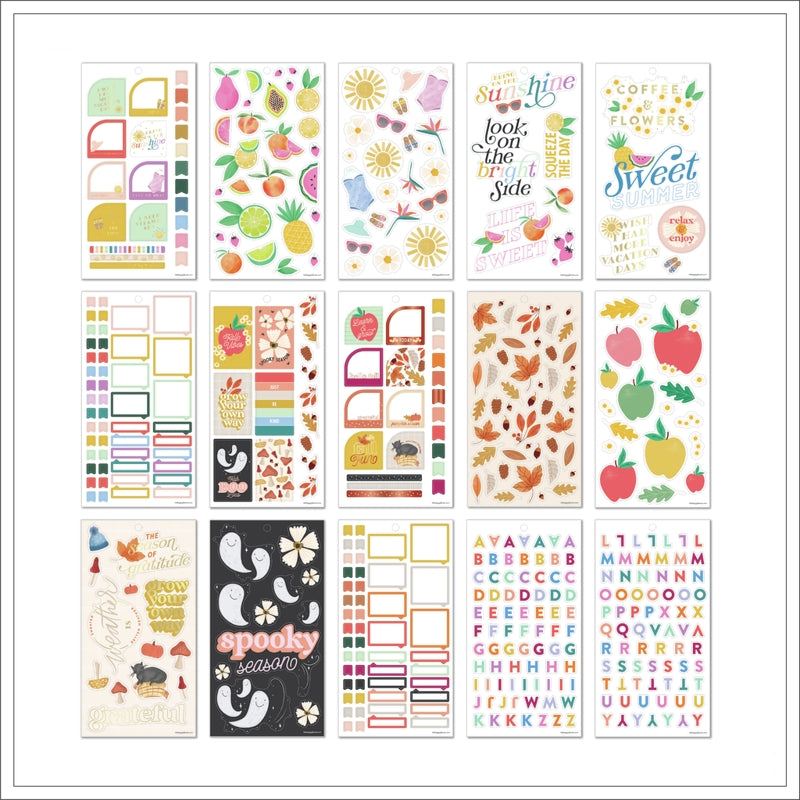Happy Planner Hojas De Stickers Seasonal Whishmy 769 Pzas - Farmacias Arrocha