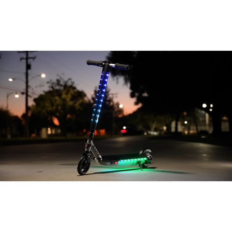 Razor Scooter Electrico Power Core E90 Lightshow Plateado - Farmacias Arrocha