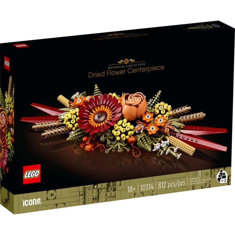 Lego Icons Dried Flower Centerpiece - Farmacias Arrocha