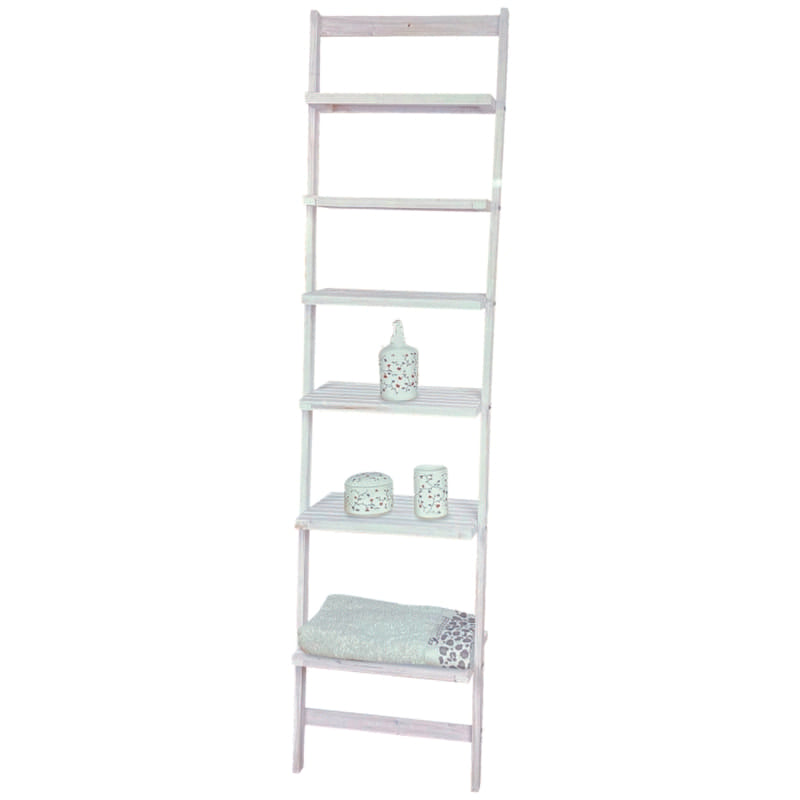 HomeStyle Estante De Madera 6 Niveles Blanco - Farmacias Arrocha