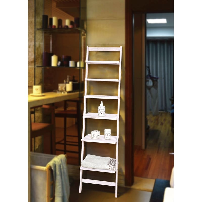 HomeStyle Estante De Madera 6 Niveles Blanco - Farmacias Arrocha