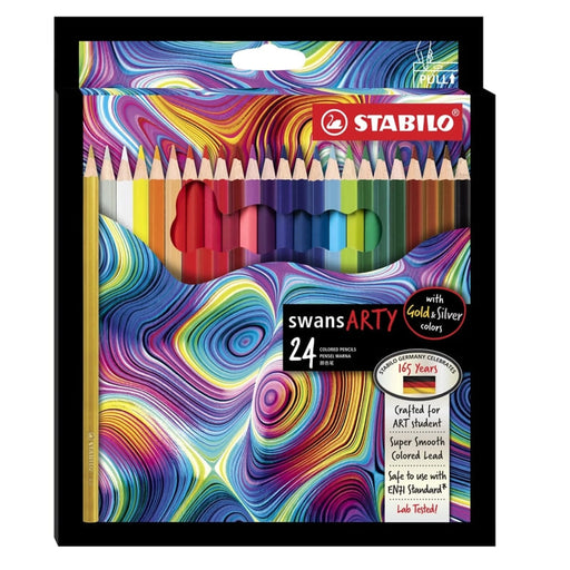 Stabilo Lapices De Colores Swan Arty 24Pzas - Farmacias Arrocha