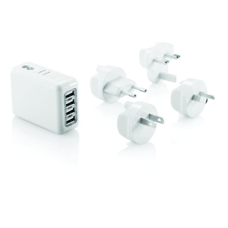 Adaptador Universall Para Viajes Color Blanco - Farmacias Arrocha