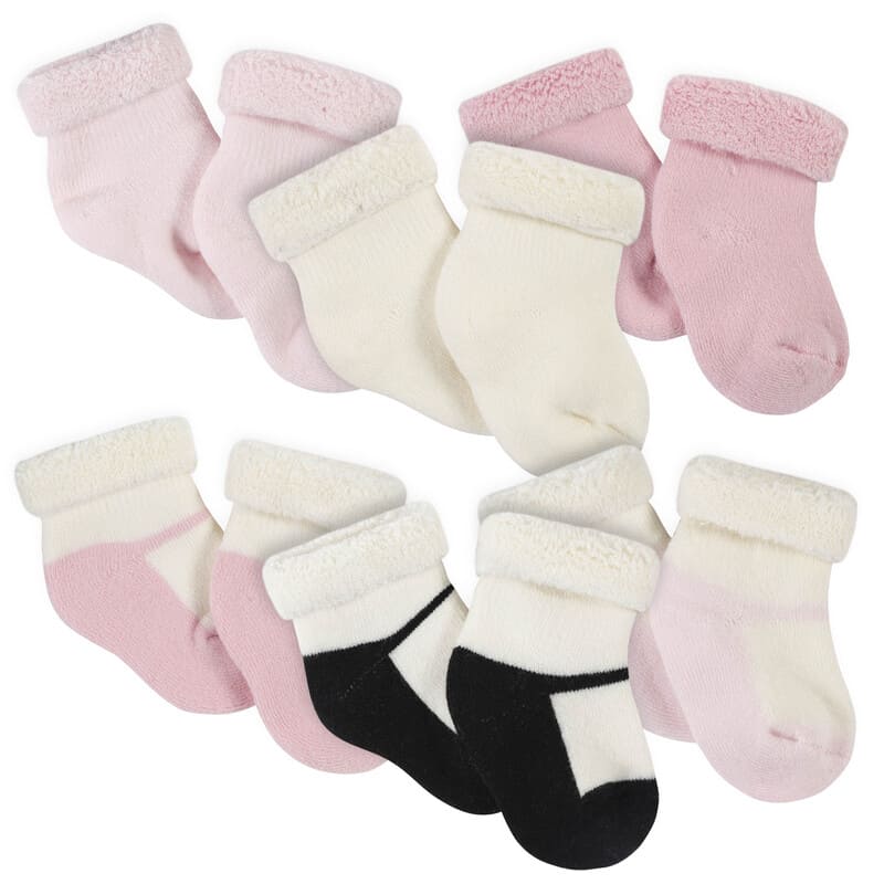 Gerber Set De 6 Calcetines Wiggle-Proof™ Pink 0-3 Meses - Farmacias Arrocha