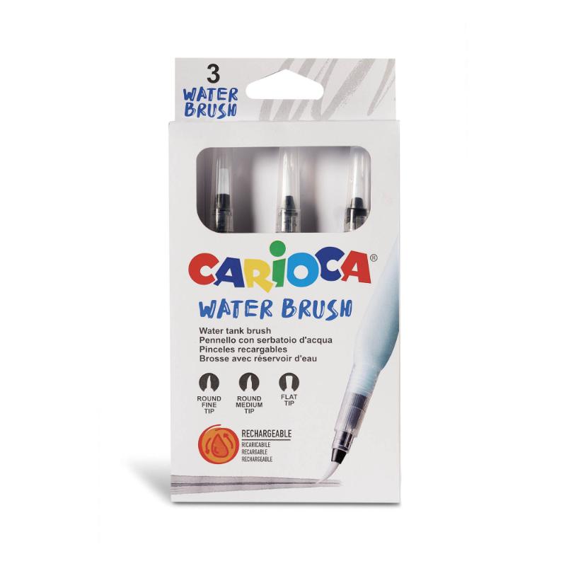 Carioca Refillable Brush Box 3Pcs - Farmacias Arrocha